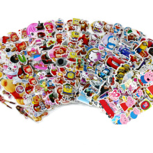 Benutzerdefinierte verschiedene PVC Kinder Cartoon Adhesive Decals Aufkleber